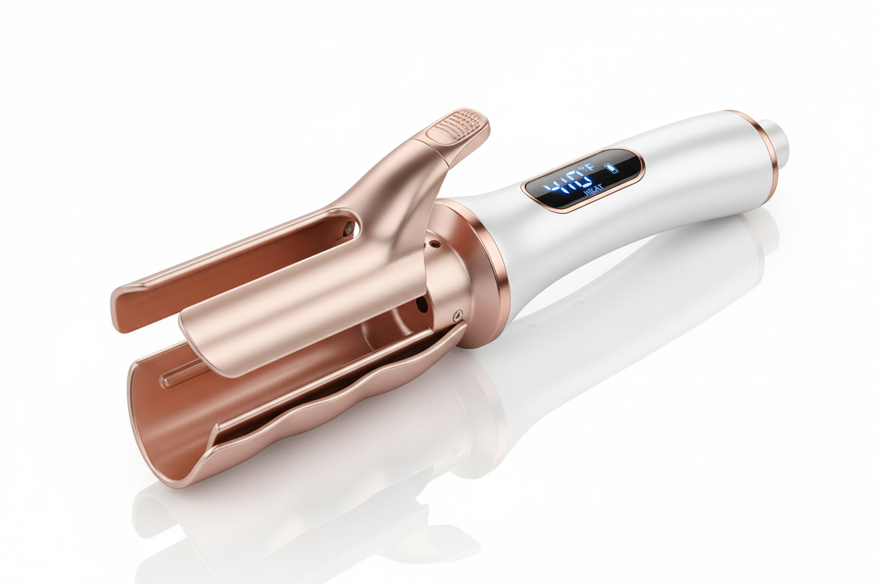 40MM Large Egg Roll Deep U LCD Hair Curler - instamazon