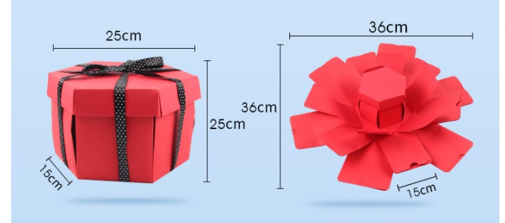 Explosion Love Box (Photos + Messages)