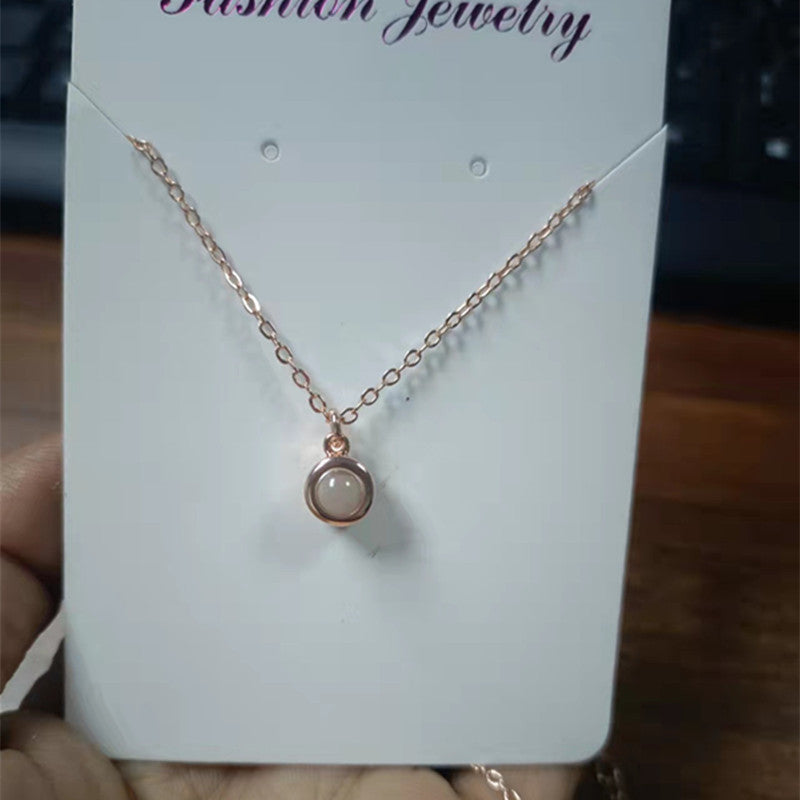 Photo Projection Necklace (Hidden “I Love You”)