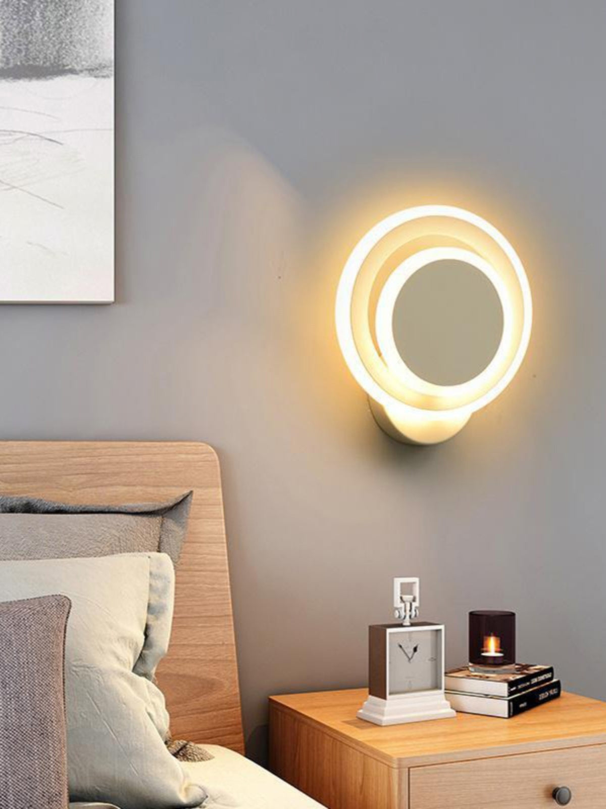 Heart-Shaped Minimal LED Lamp